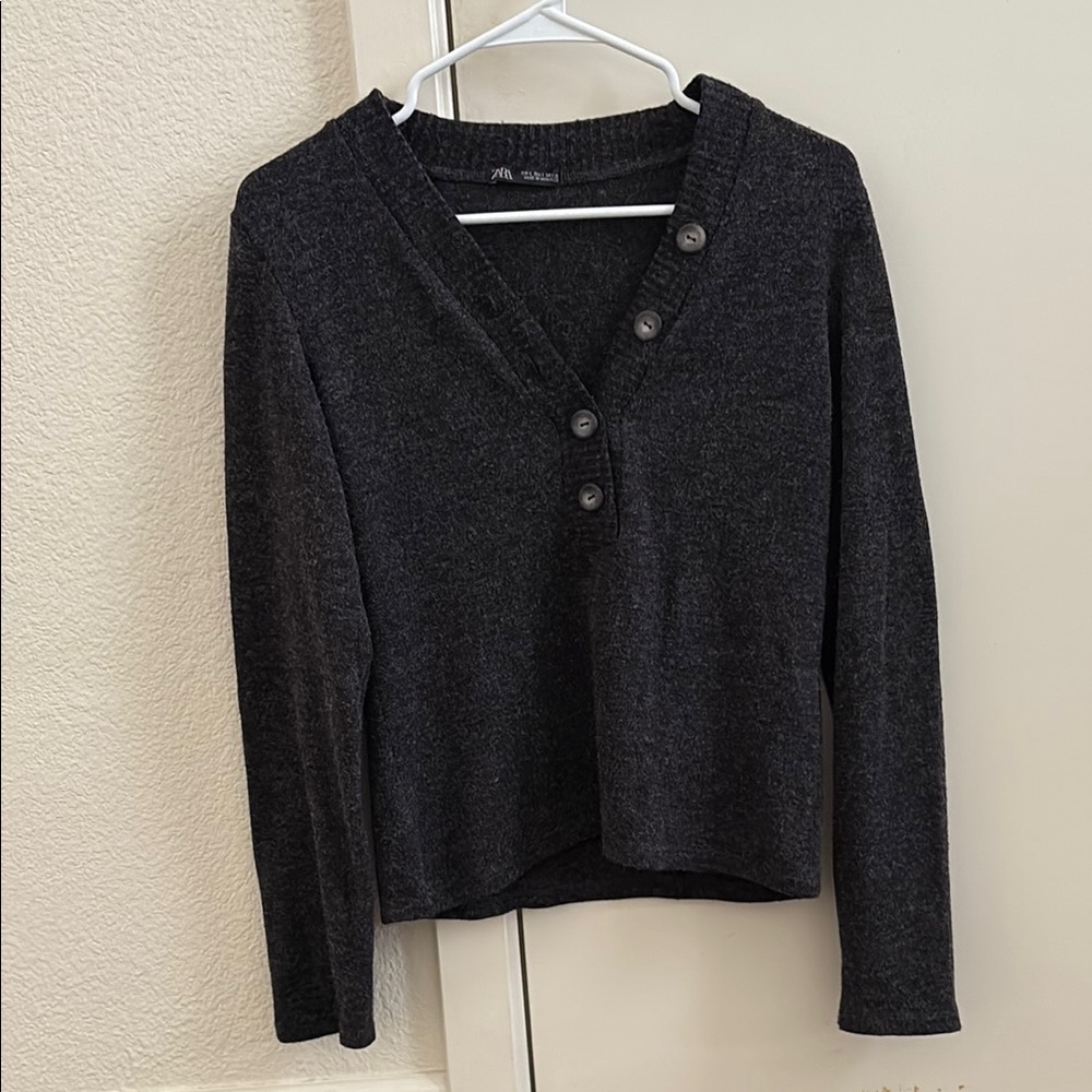 🐞Women's Zara Sweater Dark Grey